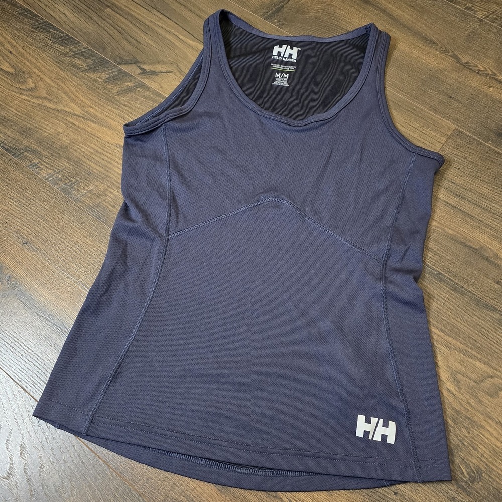 Helly Hansen Hh Lifa Active Light Singlet Blue Women's Leisure Tank Top Yoga